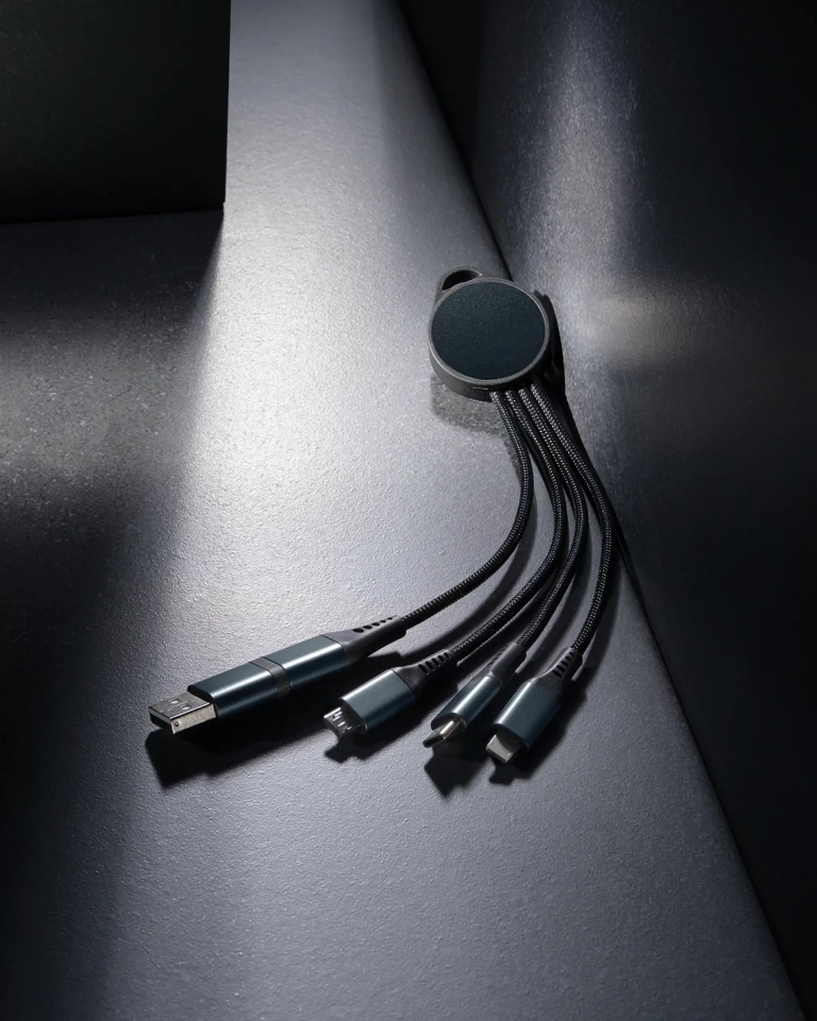 Multikabel 6-in-1 gerecycled aluminium om te personaliseren - 4